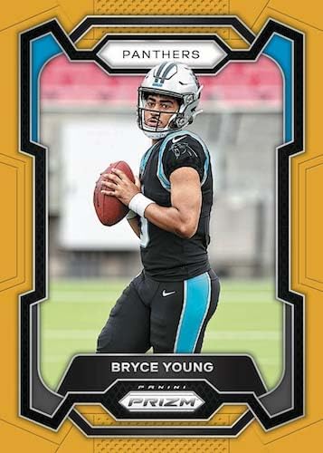 2023 Panini Prizm Football Trading Card Blaster Box - 24 Football Cards - Plus 5 Toploaders to Help Protect Your Cards