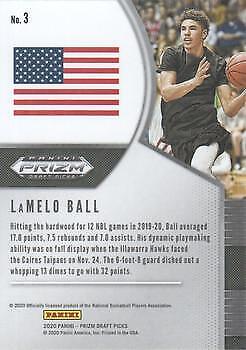 2020 Panini Prizm Draft Picks Collegiate 3 LaMelo Ball