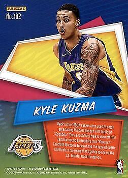 201718 Panini Revolution 102 Kyle Kuzma