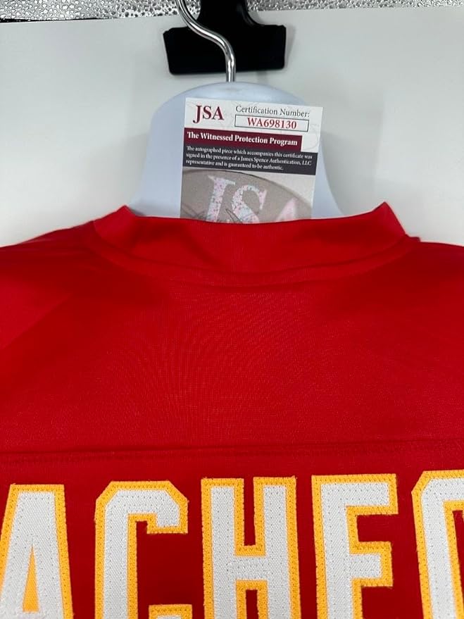 Isiah Pacheco Kansas City Chiefs Signed Autograph Custom Jersey JSA Certified