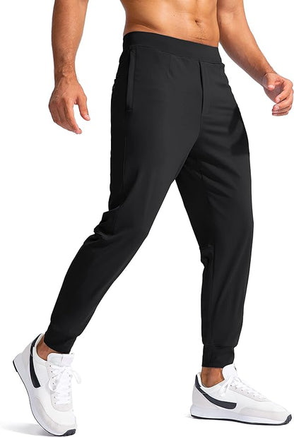 G Gradual Men's Golf Joggers Pants with Zipper Pockets Stretch Sweatpants Slim Fit Track Pants Joggers for Men Work Running