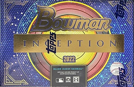 2022 Bowman Inception Baseball Hobby Box (1 Pack 7 Cards: 2 Autos)